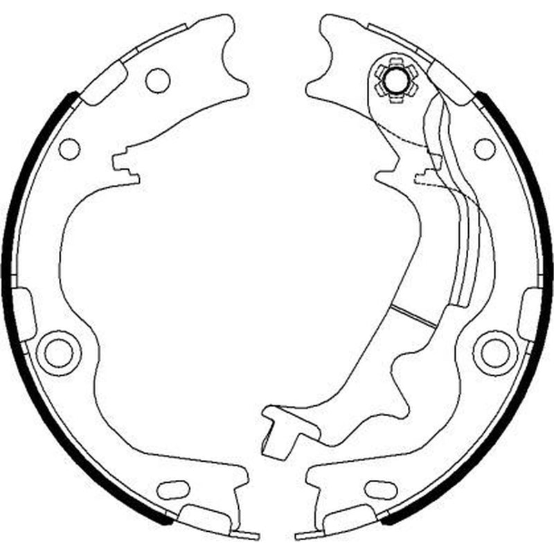 Mintex Parking Brake Shoe Set MFR704