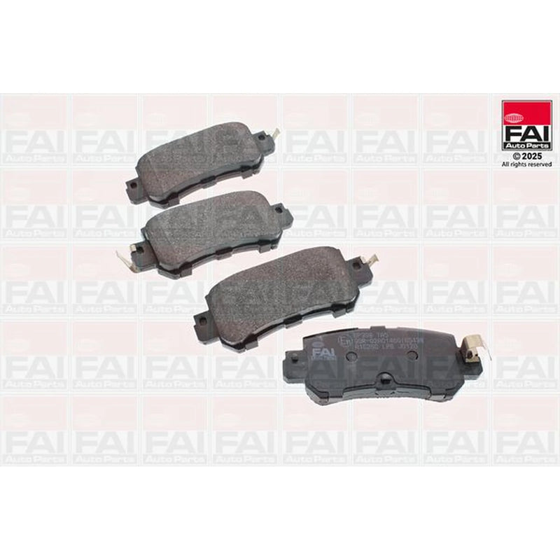 FAI Rear Brake Pad Set BP398