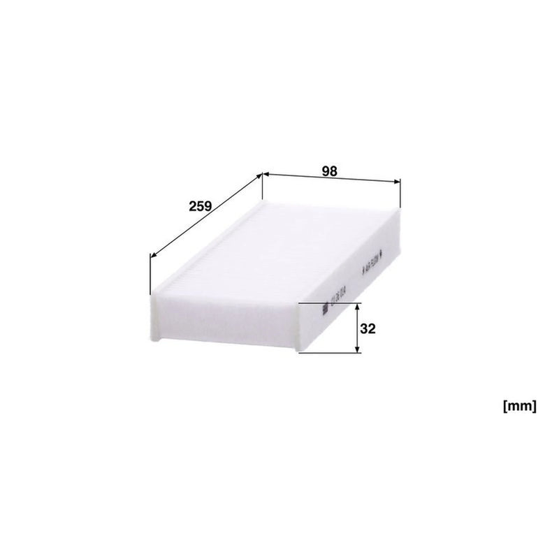 MANN-FILTER Cabin Air Filter (Pollen Filter) below the CU 26 014-2