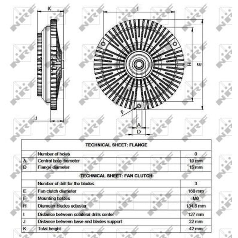 NRF Radiator Fan Clutch 49536