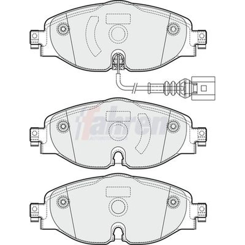 Fahren Front Brake Pad Set FBP3365