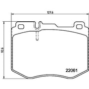 Mintex Front Brake Pad Set MDB4037