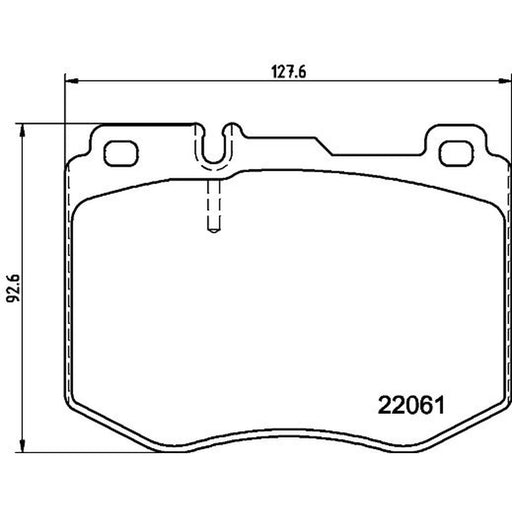 Mintex Front Brake Pad Set MDB4037