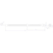 Juratek Brake Hydraulic Hose Line Front Right JBH1514R
