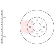 Apec 2 x Vented Front Brake Discs DSK2252-x2