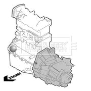 Borg & Beck Engine Mount Mounting BEM3891
