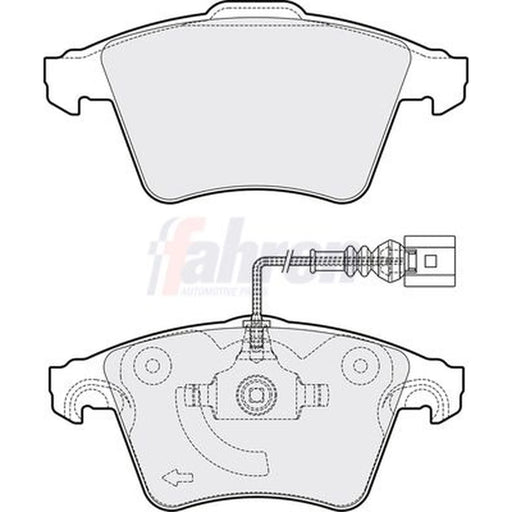 Fahren Front Brake Pad Set FBP3166