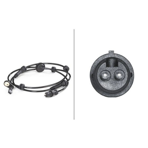 Hella ABS Wheel Speed Sensor Front Right 6PU 009 106-781