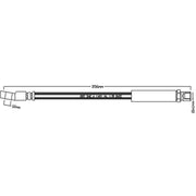 Juratek Brake Hydraulic Hose Line Right JBH1053