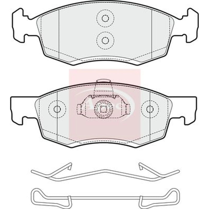 Apec Front Brake Pad Set PAD2017