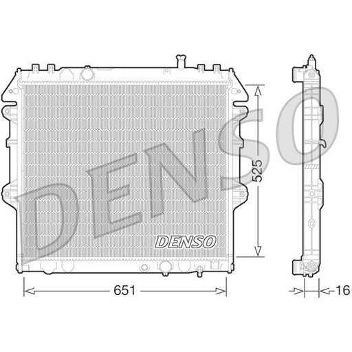 Denso Engine Radiator DRM50069