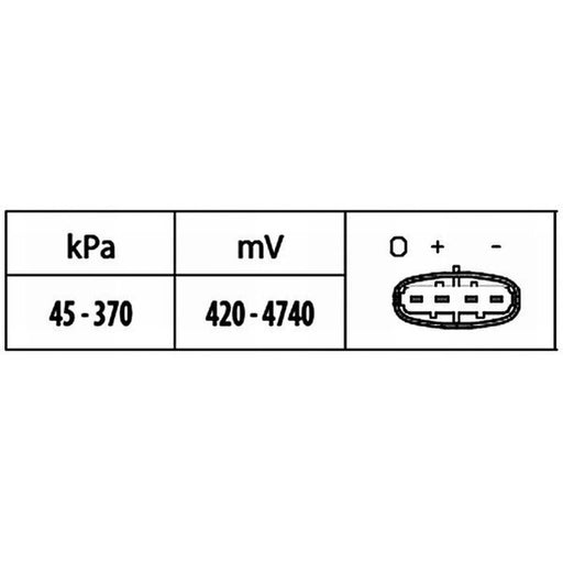Hella MAP Sensor (Manifold Air Pressure) 6PP 009 400-441