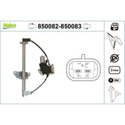 Valeo Electric Window Regulator Lifter Left Front 850082