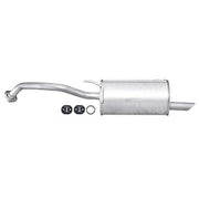 Hella End Silencer Rear 8LD 366 033-701