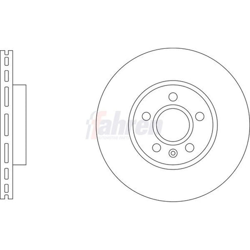 Fahren Front Vented & Rear Vented Brake Discs & Pads fits Volvo V90 II 2017-2021