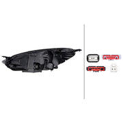 Hella Headlight Headlamp LED Right 1LX 354 857-161