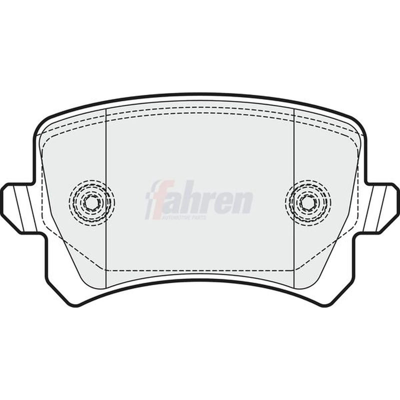 Fahren Rear Brake Pad Set fits Audi Q3 2011-2018 1.4 2.0