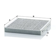 MANN-FILTER Cabin Air Filter (Pollen Filter) Driver's Side Int CUK 2132
