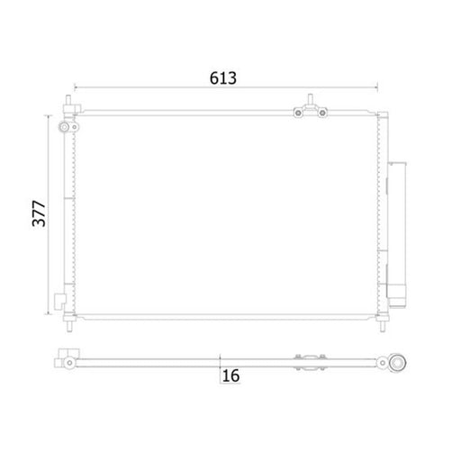 Mahle Air Conditioning Condenser AC 927 000S