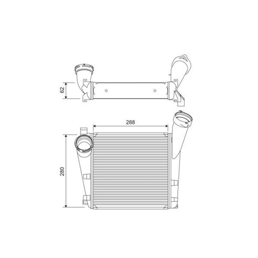 Valeo Intercooler (Charge Air Cooler) 818394