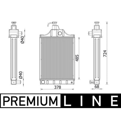 Mahle Engine Radiator CR 2399 000P