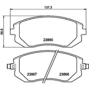 DON Front Brake Pad Set PCP1157