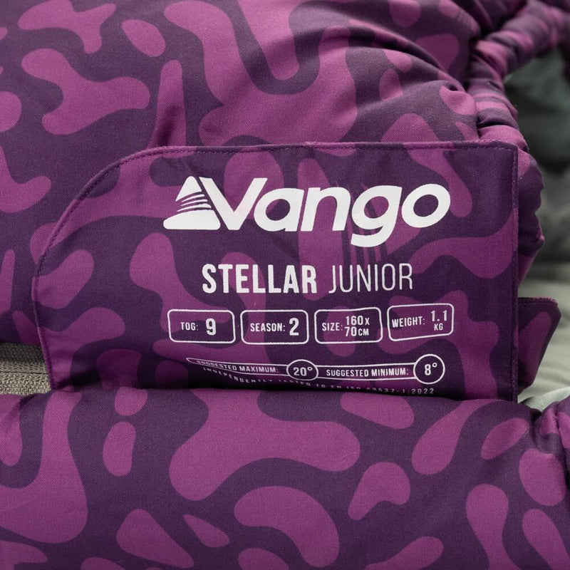 Vango Stellar Junior Sleeping Bag Byzantium - Vango - Van Life Living