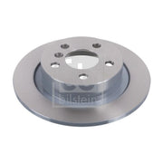 Febi 2 x Solid Rear Brake Discs 104105-x2