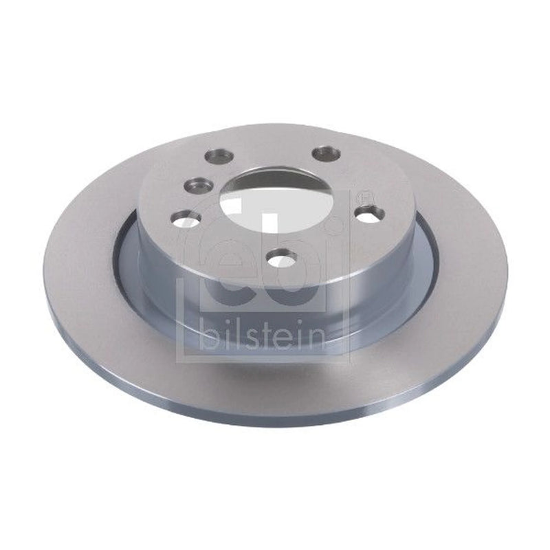 Febi 2 x Solid Rear Brake Discs 104105-x2