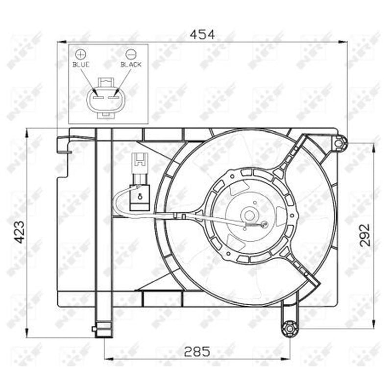 NRF Engine Cooling Fan 47471