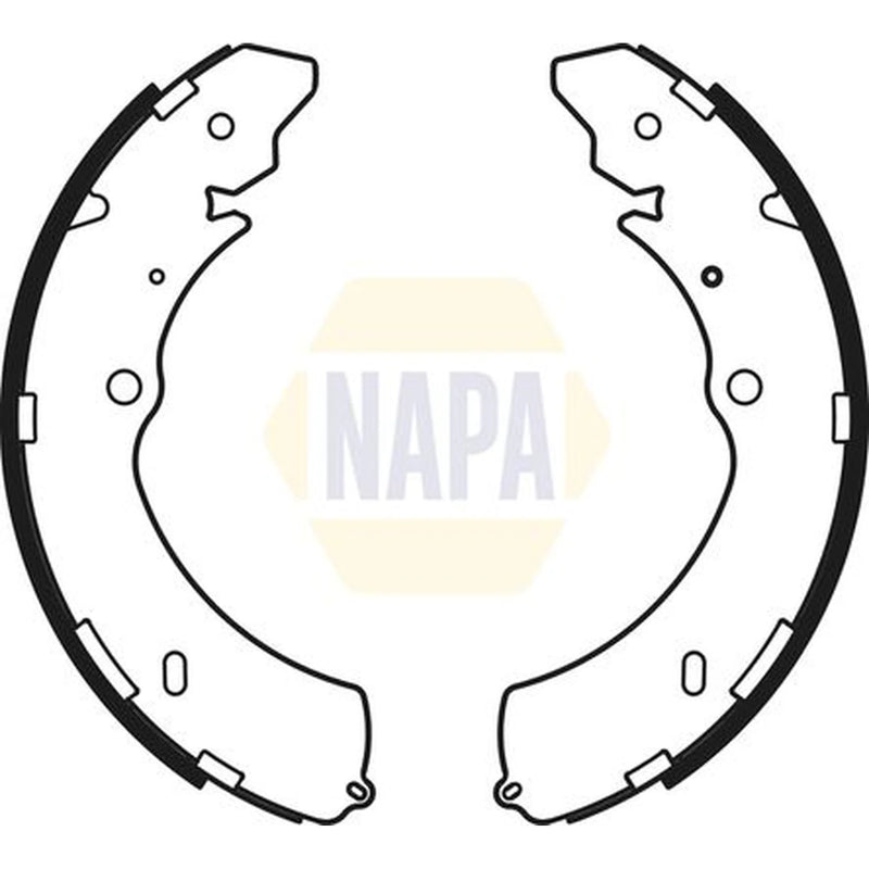 NAPA Brake Shoe Set Axle Kit NBS1074