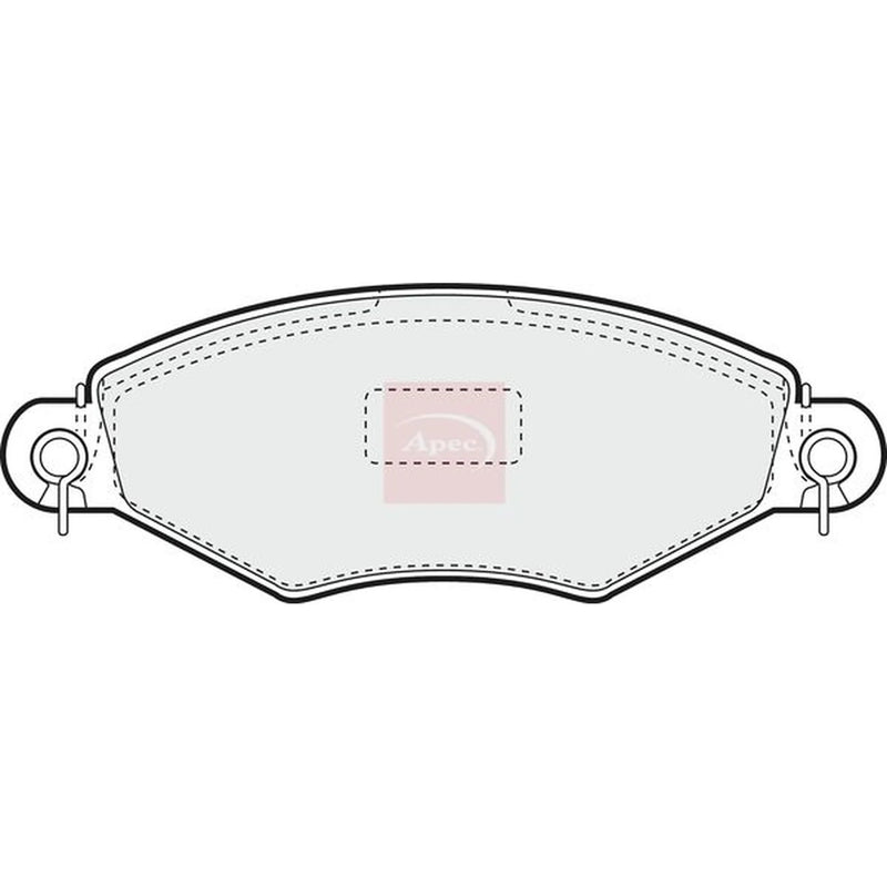 Apec Front Brake Pad Set PAD1041