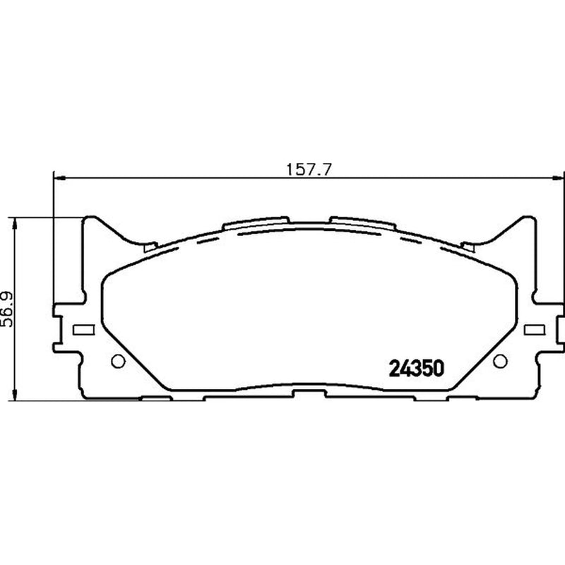 Mintex Front Brake Pad Set MDB2788