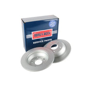 Borg & Beck 2 x Solid Rear Brake Discs BBD5620-x2