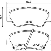 DON Front Brake Pad Set PCP1194
