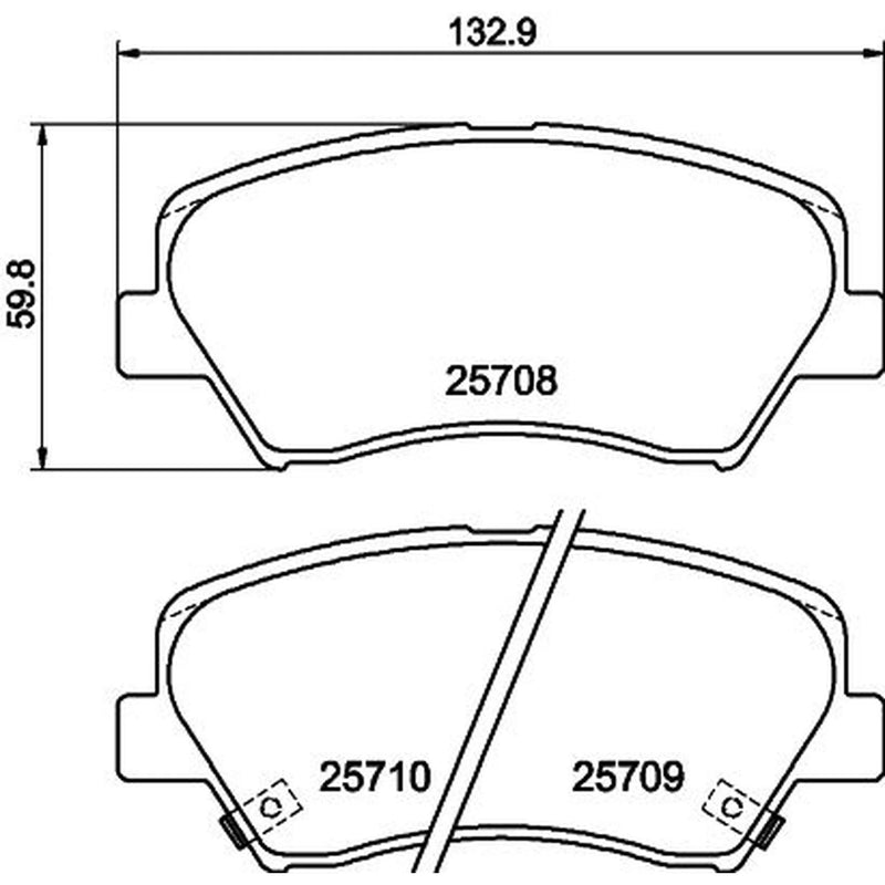 Mintex Front Brake Pad Set MDB3363