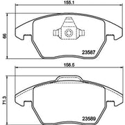 DON Brake Pad Set PCP1436