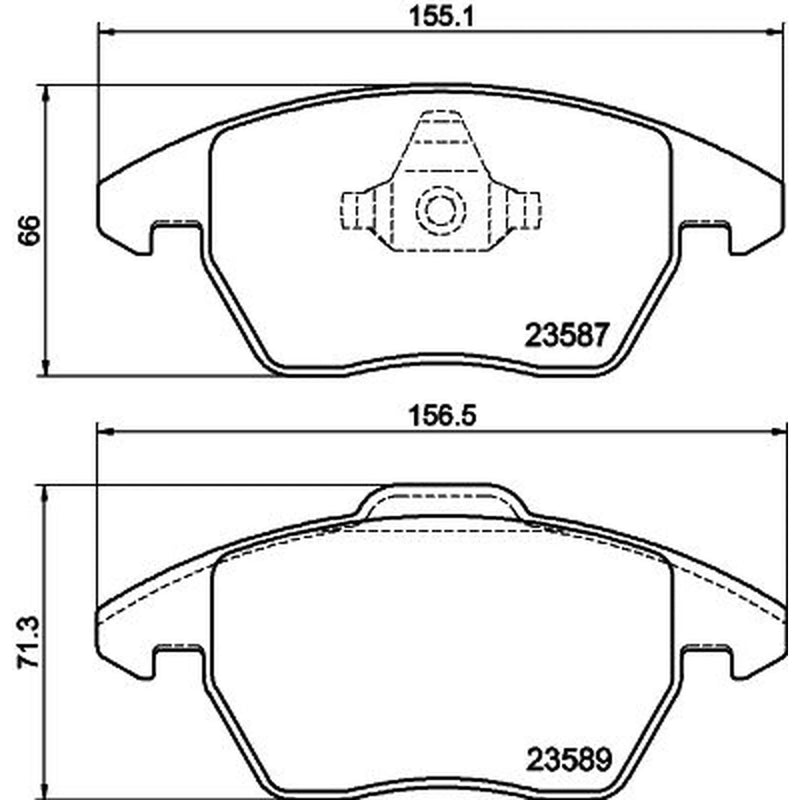 DON Brake Pad Set PCP1436