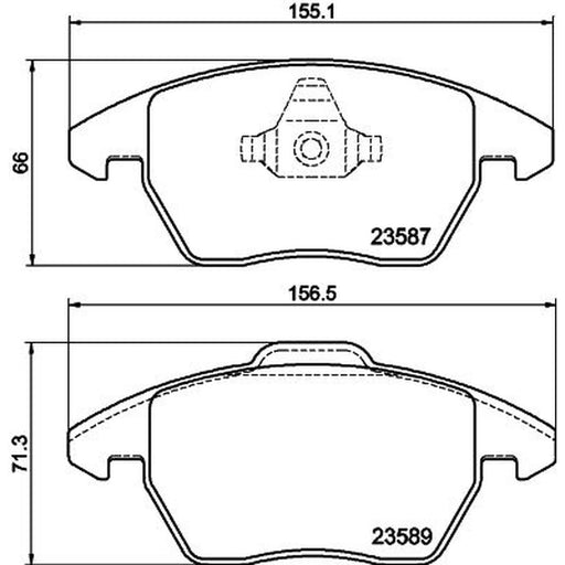 DON Brake Pad Set PCP1436