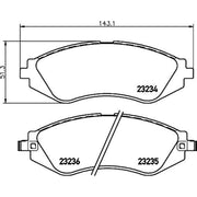 Mintex Front Brake Pad Set MDB1900