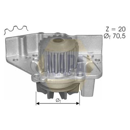 NAPA Engine Cooling Water Pump NWP1545