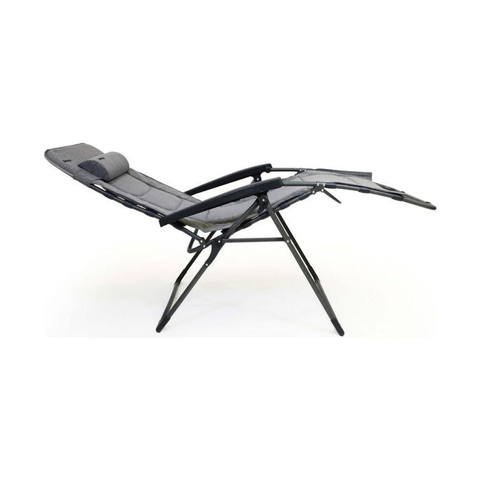 Vango Riviera Camping Lounger Heather Grey Chair - Vango - Van Life Living