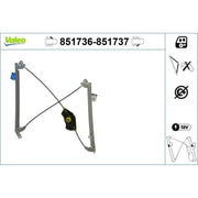 Valeo Electric Window Regulator Lifter Left Front 851736
