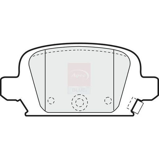 Apec Rear Brake Pad Set PD3547