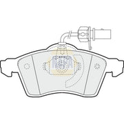 NAPA Front Brake Pad Set NBP1219