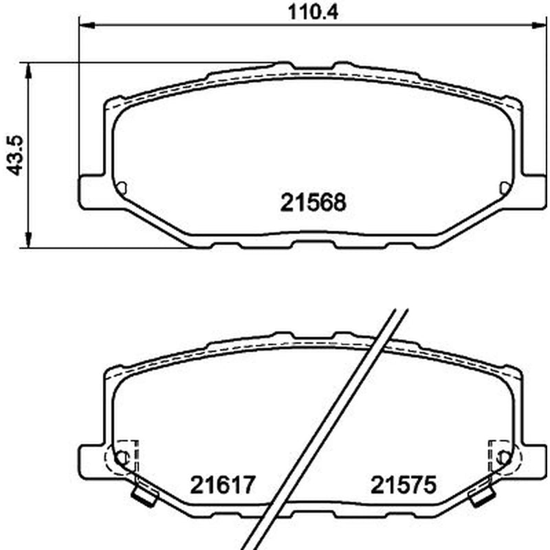 Mintex Front Brake Pad Set MDB4175