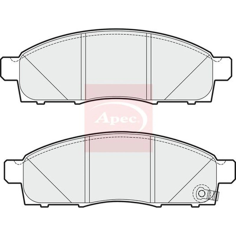 Apec Front Brake Pad Set PAD1780