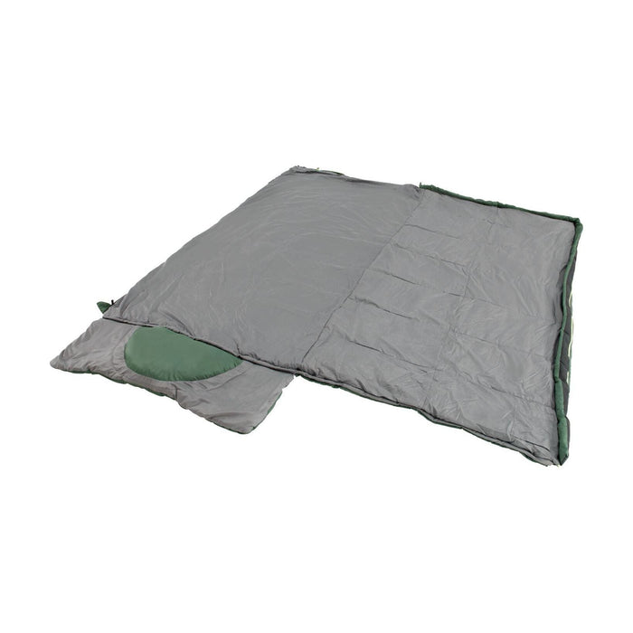 Outwell Contour Lux XL Sleeping Bag 3 Season Green - Outwell - Van Life Living