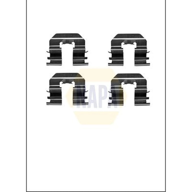 NAPA Brake Pad Accessory Fitting Kit Rear NFK1154