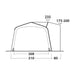 Outwell Jonesville 290SA Flex Drive-Away Awning Campervan 175 - 200 cm - Outwell - Van Life Living